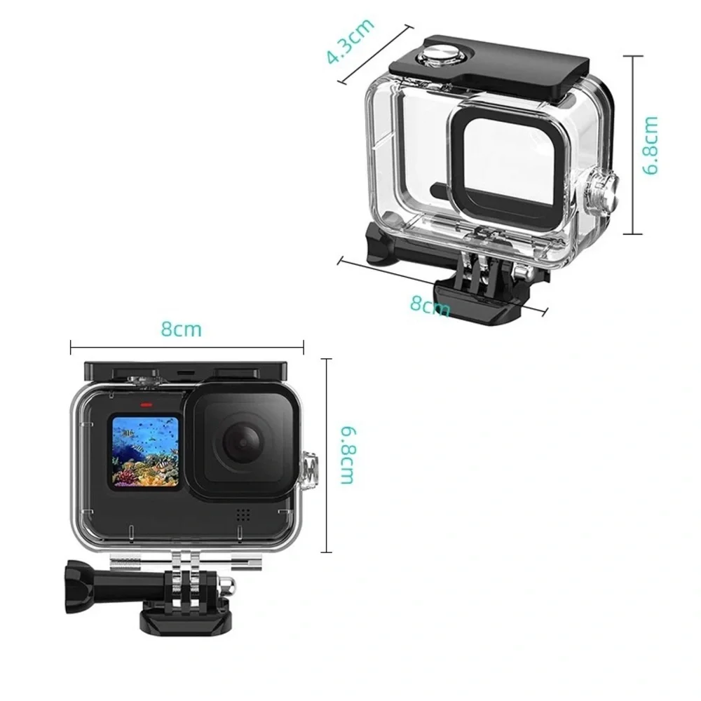 Waterproof Underwater 60m GoPro Diving Accessories Action Camera Hero 7/8/9/1011
